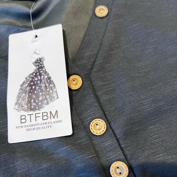 Bodycon Rutched Dress V Neck Short Sleeve T Shirt Mini Dress Size Small - Picture 5 of 16